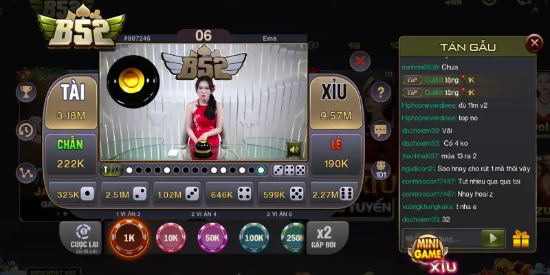 Sảnh Tài xỉu B52Club có thực sự xanh chín và uy tín?